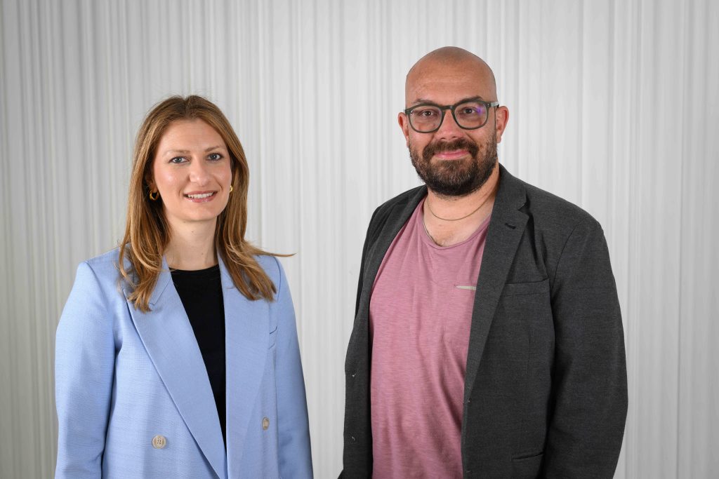 Das neue QuaJou-Co-Präsidium: Alexandra Pavlović und Reto Vogt.